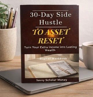 Paycheck-to-Asset Reset – 30-Day Money System for Side Hustlers (Digital Workbook)